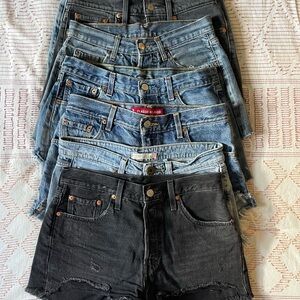 Levi's cut offs bundle